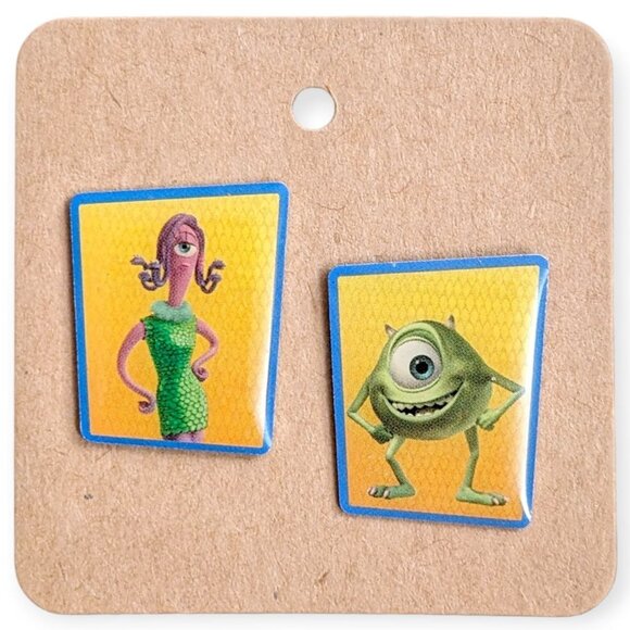Monsters Inc. Disney Carrefour Tiny Pins: Celia Mae and Mike Wazowski